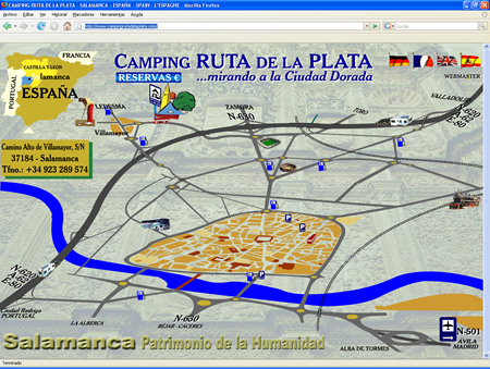 Ruta de la Plata campings Salamanca